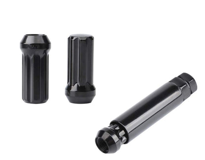 24 Black Spline Lug Nuts 14x1.5 2015-2018 Ford F-150, Raptor, Expedition, Navigator