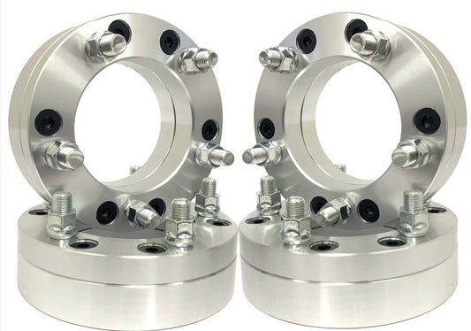 4 WHEEL ADAPTERS 6X135 TO 5X5.5 | USE 5 LUG WHEELS ON 6 LUG TRUCK 2" THICK 14X1.5