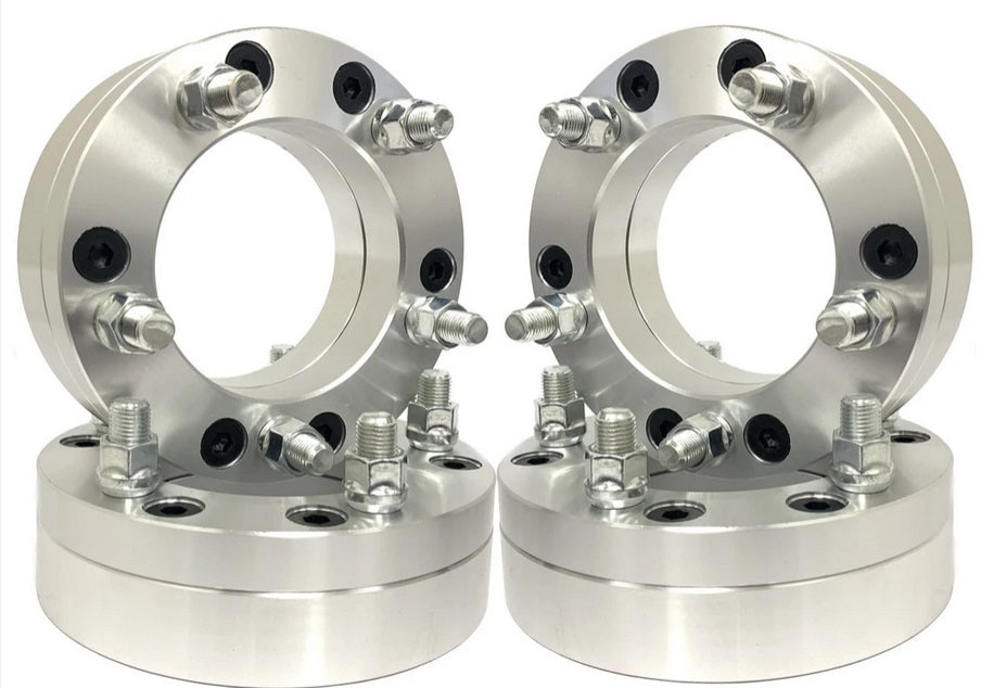 Wheel Adapters 6X135 To 5X4.75 | Use 5 Lug Wheels On 6 Lug Trucks | 2" Thick 14x2.0 Studs