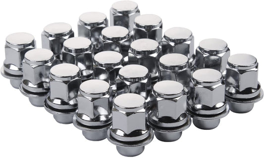 24 Toyota OEM Mag Lug Nuts Set Fits All 6 Lug Mag Wheels / Rims 6x5.5 Or 6x139.7 Tacoma, 4Runner, FJ Cruiser, Tundra, Wheel Lugs