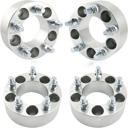 5X5.5 Wheel Spacers Adapters 2 Inch or 50mm 1/2X20 Fits Ford Suzuki Dodge Jeep Forged