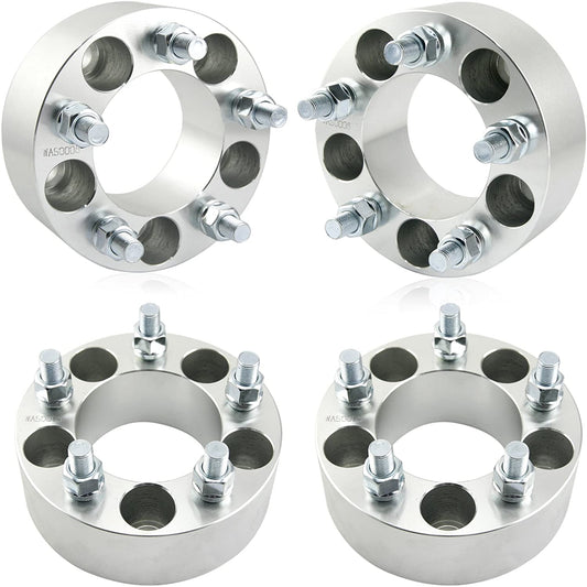 5X5.5 Wheel Spacers Adapters 2 Inch or 50mm 1/2X20 Fits Ford Suzuki Dodge Jeep Forged