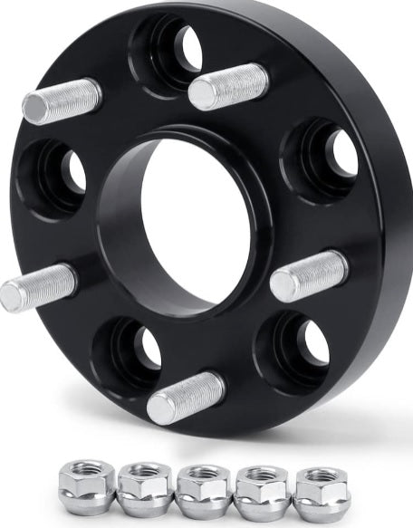 Adaptateurs de roue centrés sur moyeu 5x4,5 à 5x5, 1.25 pouces, 5x114,3 à 5x127 71,5cb 14x1,5 pour nouvelles jantes, 4 pièces
