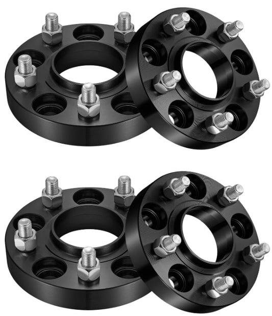 4 Wheel Spacers Adapters | 1.25" Inch 5X5.5 | Ram 1500 | Dodge | 14X1.5 2012-2019