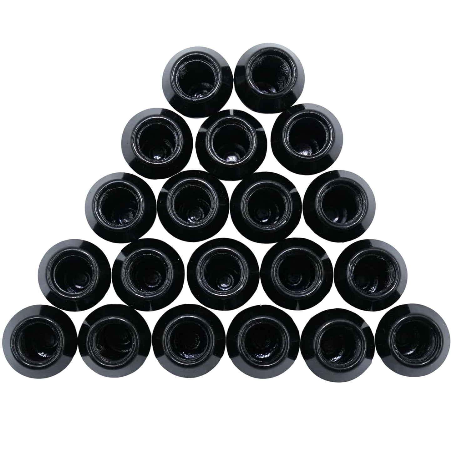 Écrou de roue renflé 12x1,5 noir 3/4" hexagonal