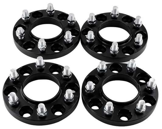 4 espaciadores de rueda centrados en cubos Toyota 6x5,5 1 pulgada para FJ Cruiser, Tacoma, 4 corredores 25 mm 6x139,7