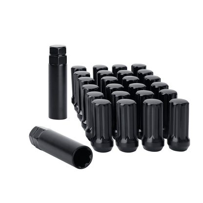 24 Black Spline Lug Nuts 14x1.5 2015-2018 Ford F-150, Raptor, Expedition, Navigator