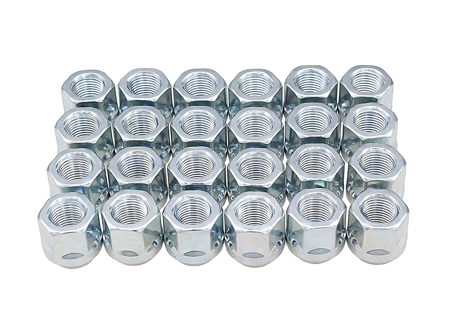 Open End Bulge Acorn Lug Nuts 1/2-20 Thread Pitch 3/4" Hex 1/2x20