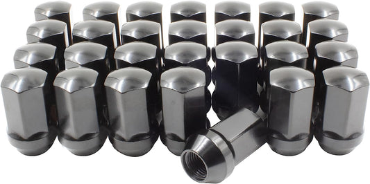 2012-2025 Dodge Ram 2500 14x1.5 Original Style Black Lug Nuts Mopar - Set of 32