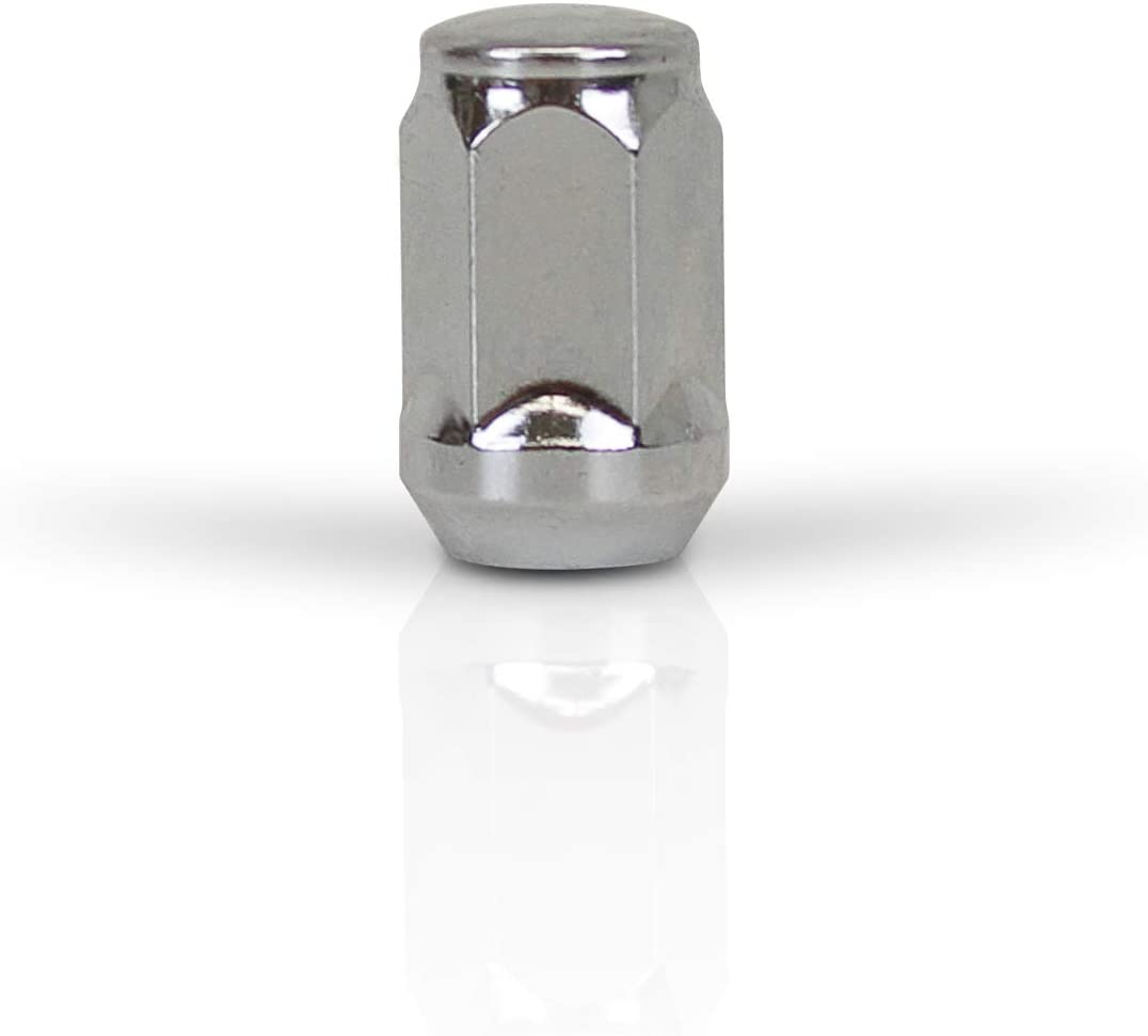 KIT D'ÉCROUS DE CROIX CHROMÉS JEEP 16+ 4 SERRURES DE ROUES | 1/2X20 GLAND RENDU 5X4.5 5X114.3 5X5