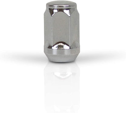 24 Bulge Acorn Lug Nuts 12x1.5 High Polished Chrome | USA Grade | Beautiful Quality