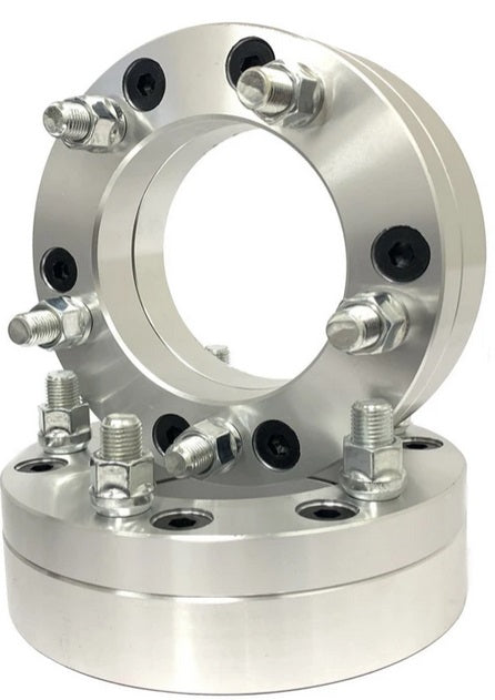 6x5.5 to 5x5.5 Wheel Adapter - Converts 6 Lug 6x139.7 to 5 Lug 5x139.7 - 2" Thick 14x1.5 Studs 108mm Center Bore