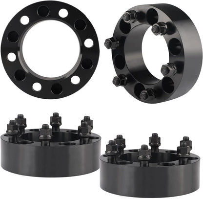 4 espaciadores de rueda centrados en cubos Toyota 6x5,5 2 pulgadas para FJ Cruiser, Tacoma, 4 Runner 50 mm 6x139,7