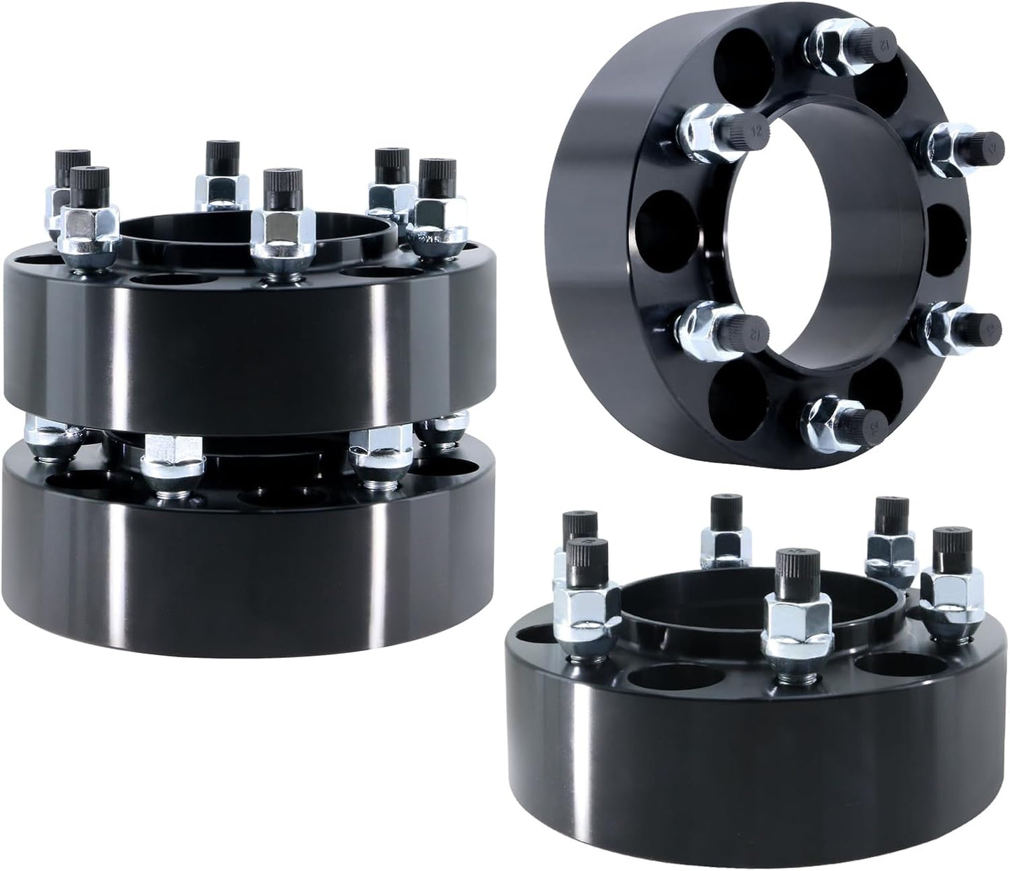 4 espaciadores de rueda centrados en cubos Toyota 6x5,5 2 pulgadas para FJ Cruiser, Tacoma, 4 Runner 50 mm 6x139,7