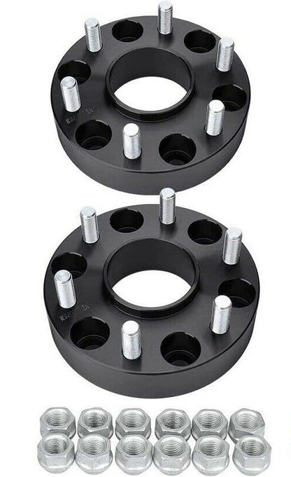 Espaciadores de ruedas de 6X5,5 a 6X5,5 | Adaptadores | 1.5" | 14X1.5 Stud Chevy GMC | 6x139.7 | Centro de buje de 78.1 mm