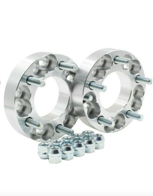 4 Wheel Adapters Spacers 5X4.5 Or 5X4.75 To 5X100 1.25" Inch Thick | 12X1.5 Stud