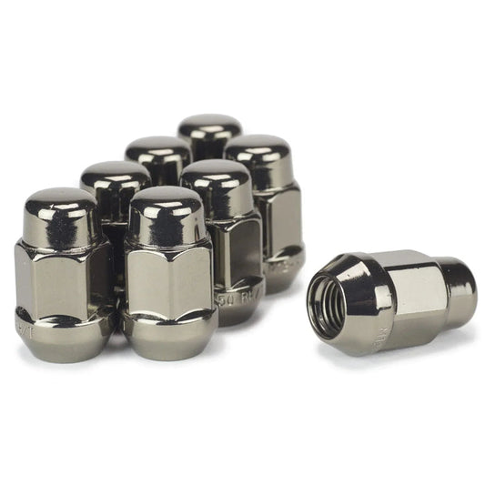 Bulge Acorn Lug Nut 12x1.5 Pearl Black 3/4" Hex