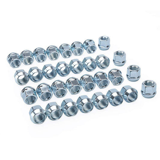 Open End Bulge Acorn Lug Nuts 1/2-20 Thread Pitch 3/4" Hex 1/2x20