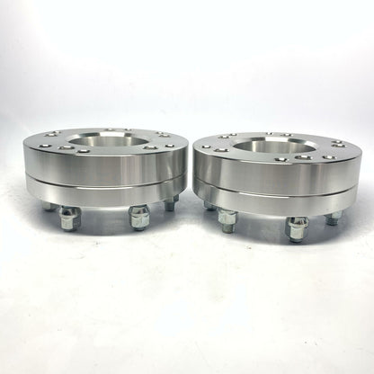 Toyota Tundra 5x150 TO 6x5.5 Hub Centric Wheel Adapters Use Pre-2023 Toyota Tacoma OEM 6x139.7 Wheels On 5x150 Toyota Lexus Hubs 2" Inch Thick 2pc