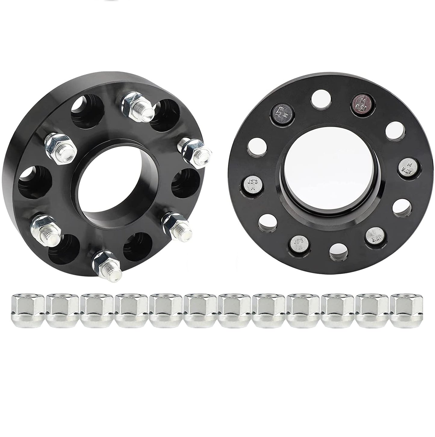 2 ENTRETOISES DE ROUES 6X135 1,5 POUCES CENTRÉES SUR MOYEU FORD RAPTOR F150 EXPEDITION NAVIGATOR