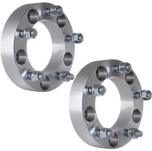 2 Chevrolet GMC Cadillac Chevy 6 lug Wheel Spacers 6X5.5 | 1.25" Inch or 32mm | 14X1.5 Stud