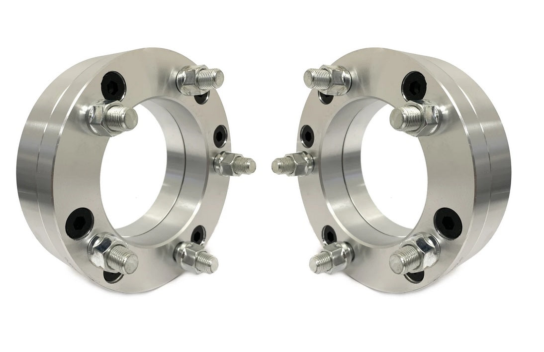 Wheel Adapters 6X135 To 5X5.5 | Use 5 Lug Wheels On 6 Lug Trucks 2 Inch Thick 14X1.5 Studs