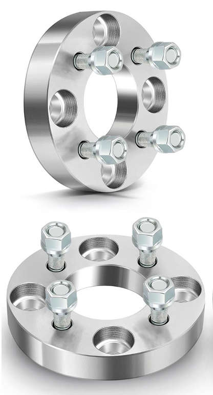 4x4.5 Wheel Spacers 1", 1.25", 1.5" and 2" Thickness Available 4 Lug 12X1.5 Toyota Honda JDM