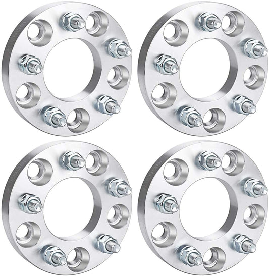 Adaptadores de rueda centrados en cubos de 5x5 a 5x135 de 1,25" ¡Utilice ruedas Expedition F-150 de 5x135 en Chevy y Jeeps de 5x127!