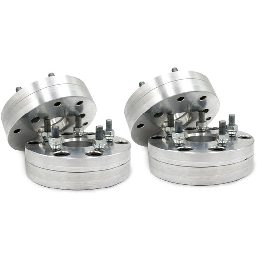 4 WHEEL ADAPTERS 4X100 TO 5X4.5 | USE 5 LUG WHEELS ON 4 LUG CAR | 2" INCH THICK | 12x1.5