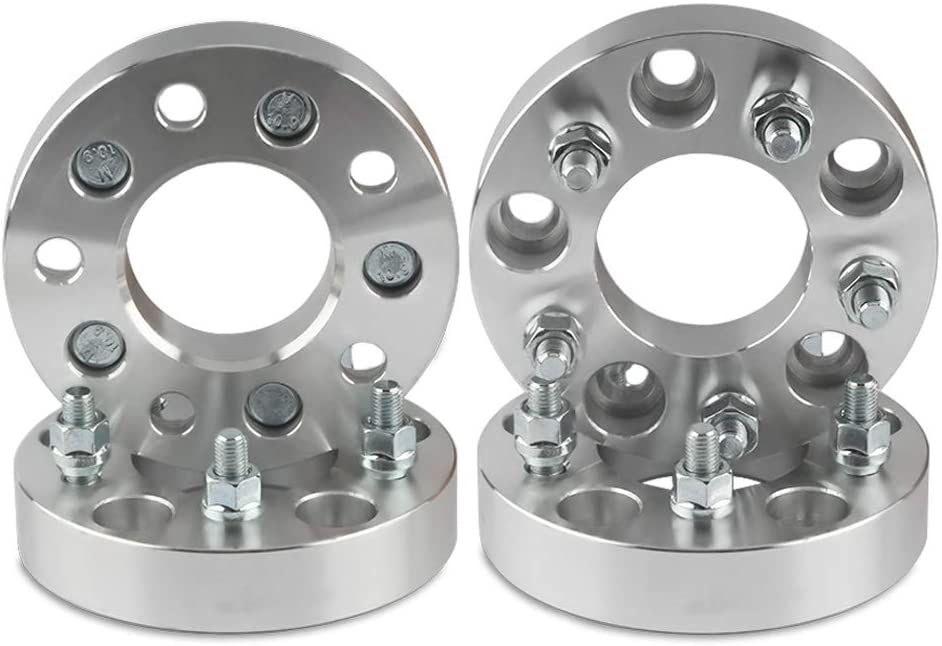 4 adaptateurs de roue Jeep 5X5 à 5X4,5 | 1,5" | Adapte les roues Jeep Wk Jk Xk à Tj Yj Xj