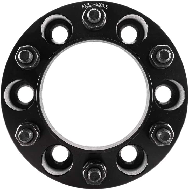 1 Hub Centric 6x5.5 Toyota Wheel Spacers 1" to 3" Inches Thick Fits Fj Cruiser, Tacoma, 4Runner, 6 Lug Tundra 12x1.5