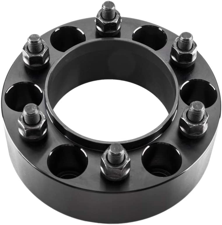 1 Hub Centric 6x5.5 Toyota Wheel Spacers 1" to 3" Inches Thick Fits Fj Cruiser, Tacoma, 4Runner, 6 Lug Tundra 12x1.5