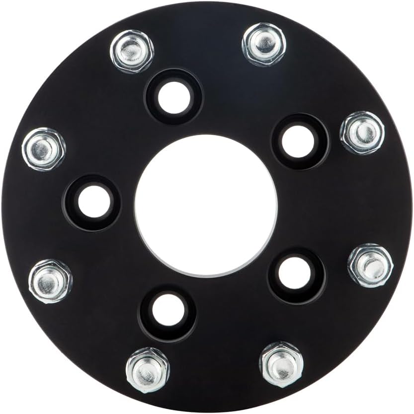 2 ADAPTADORES ESPACIADORES DE RUEDAS 5X5 A 8X6.5 | COLOQUE 8 RUEDAS DE LUG EN UN COCHE DE 5 LUG | 2" PULGADAS DE GROSOR 14X1.5