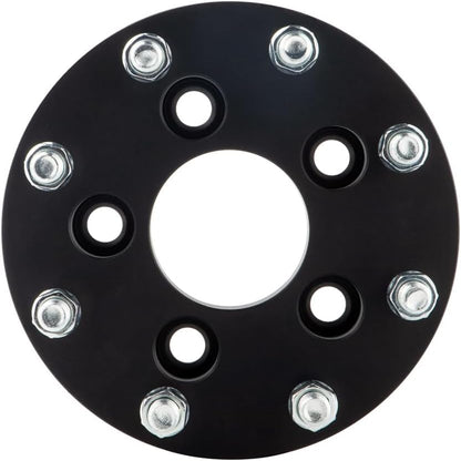 2 ADAPTADORES ESPACIADORES DE RUEDAS 5X5 A 8X6.5 | COLOQUE 8 RUEDAS DE LUG EN UN COCHE DE 5 LUG | 2" PULGADAS DE GROSOR 14X1.5