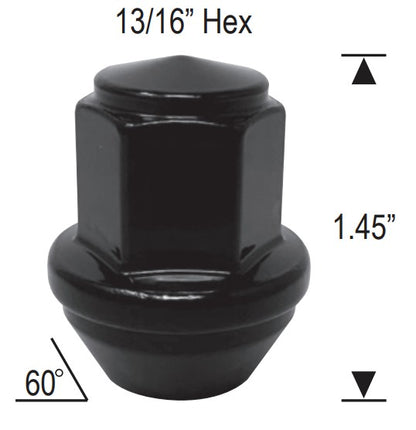 14x1.5 Ford OEM Factory Style Lug Nuts For Explorer Mustang Maverick Edge & Lincoln Aviator Nautilus MKX ACPZ-1012-M ACPZ-1012-D 611-007