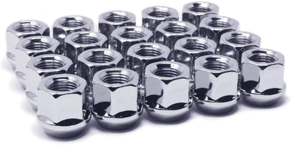Open End Bulge Acorn Lug Nuts 1/2-20 Thread Pitch 3/4" Hex 1/2x20
