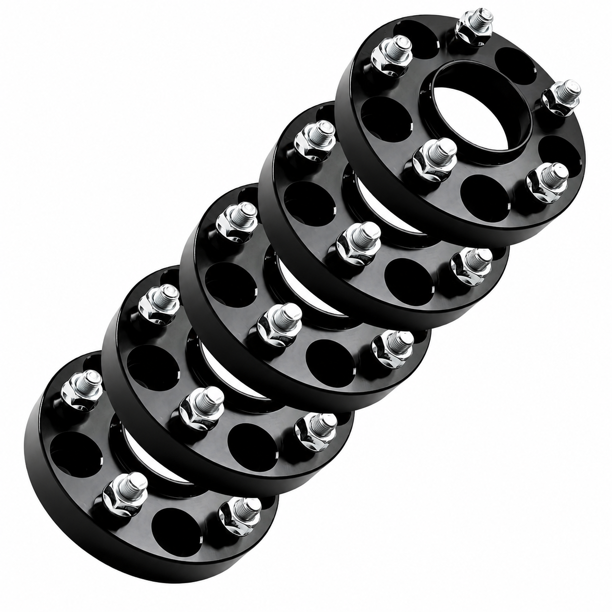 Adaptadores de 5 ruedas | 5X4,5 a 5X5,5 | 1,25 pulgadas | Pernos de 1/2 pulgada | jeep | Forjado |