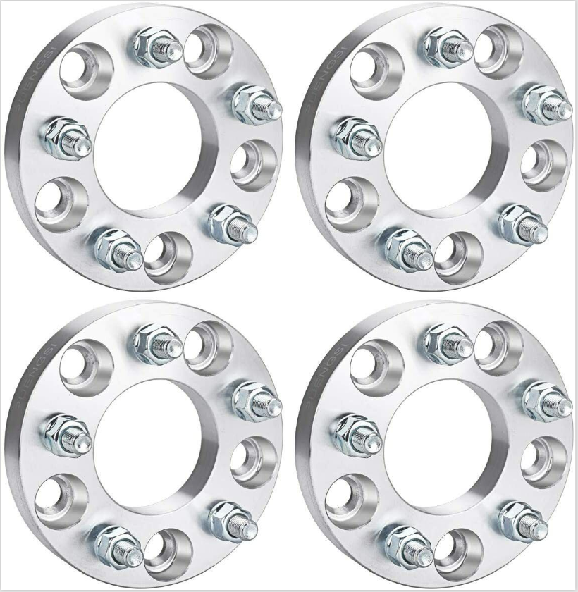 5X100 To 5X112 Wheel Adapters 1" Inch Thick or 25mm 12x1.5 Forged