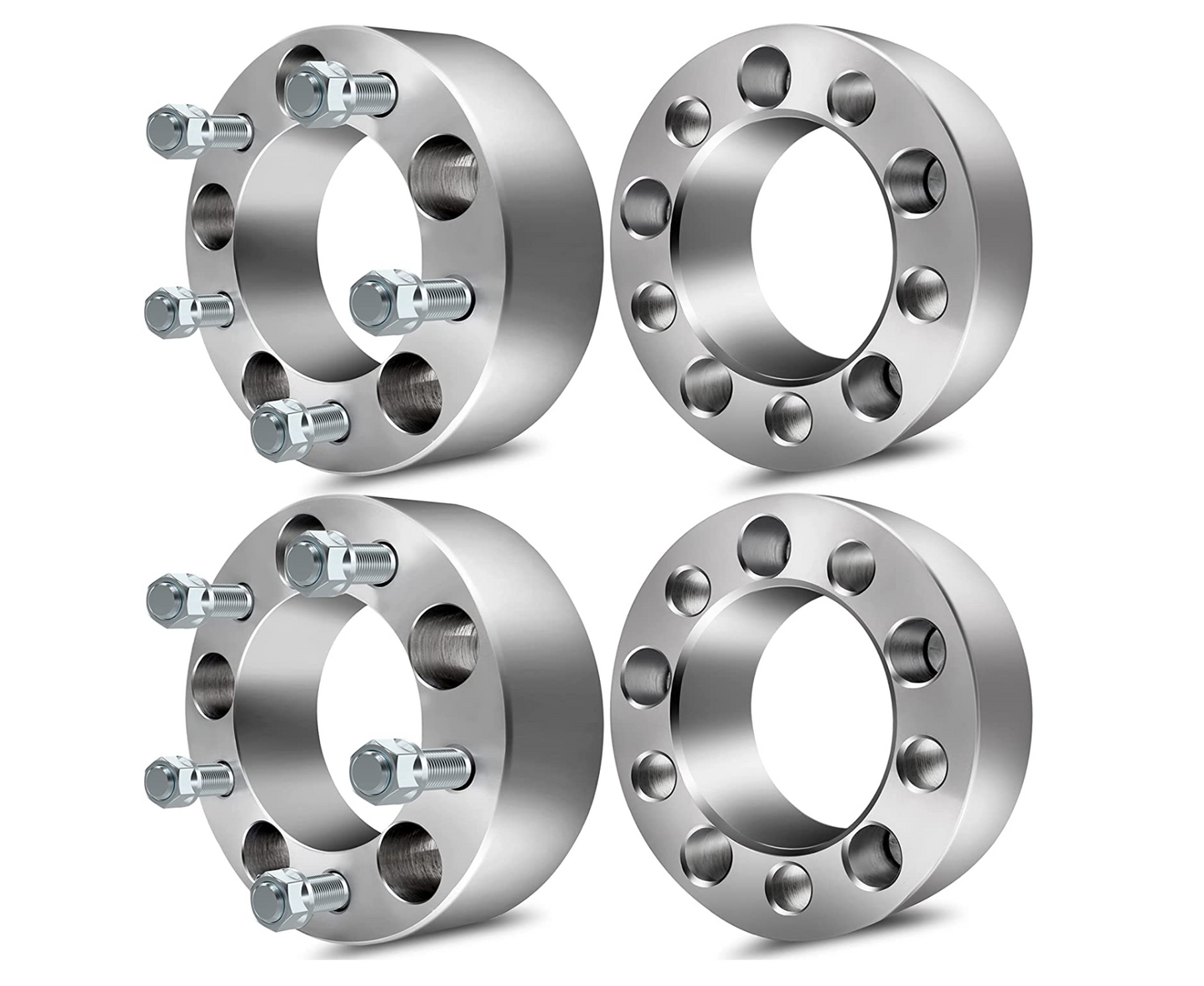 4 Wheel Spacers| 5X4.75 To 5X4.75 | 2 Inch | 50Mm | 12X1.5 | 5X120.7 To 5X120.7