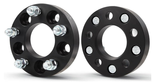 5x4.5 To 5x4.75 Wheel Adapters Spacers 1" Inch 1/2x20 Studs - Use 5x120.7 Wheels On 5x114.3 Hubs 2pc