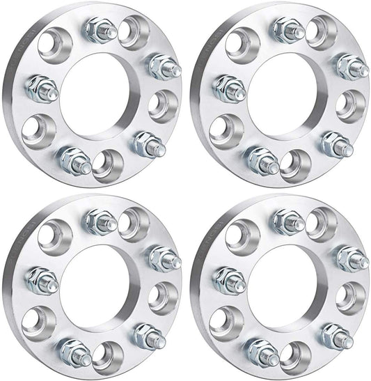 5x120 to 5x112 Hub Centric Wheel Adapters 20mm Thick + 12x1.5 Lug Bolts | Use Mercedes Wheels On BMW Car