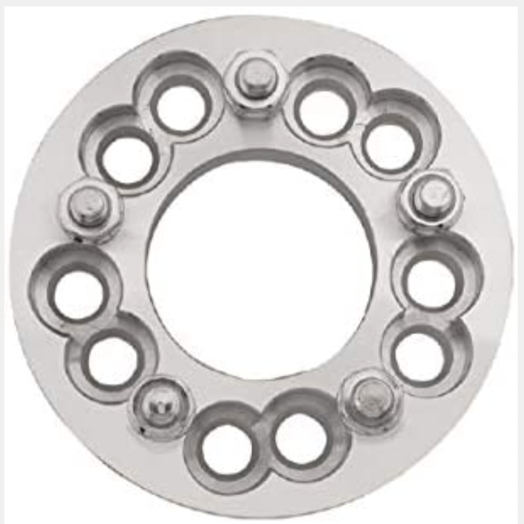 Espaciadores de 4 adaptadores de rueda 5X110 o 5X112 a 5X112 de 1,25 pulgadas de grosor | Perno de 12X1,5