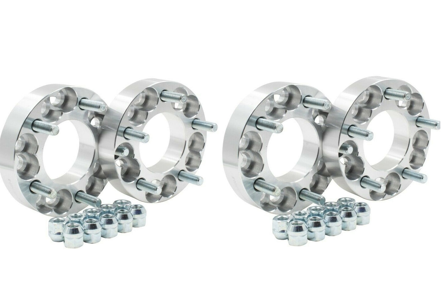 4 Wheel Adapters Spacers 5X4.5 Or 5X4.75 To 5X100 1.25" Inch Thick | 12X1.5 Stud