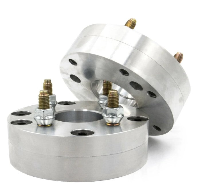 2 WHEEL ADAPTERS 5x4.5 TO 4x4 | USE 4 LUG WHEELS ON 5 LUG CAR | 2" OR 50MM | 12x1.5