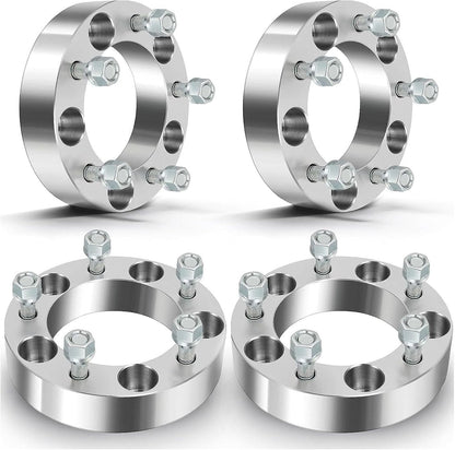 4 Jeep Wheel Spacers Adapters 5x5.5 For All 1946-1985 Jeep CJ | 1/2x20 Studs 108mm Center Bore