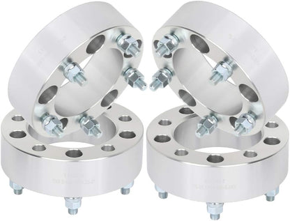 4 Jeep Wheel Spacers Adapters 5x5.5 For All 1946-1985 Jeep CJ | 1/2x20 Studs 108mm Center Bore