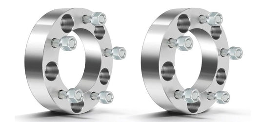 2 Jeep Wheel Spacers Adapters 5x5.5 For All 1946-1985 Jeep CJ | 1/2x20 Studs 108mm Center Bore