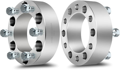 2 Toyota Wheel Spacers 6x5.5 Or 6x139.7 | 1 To 3 Inch Thickness Available! 12x1.5 Studs Fits 6 Lug Toyota SUVs and Trucks