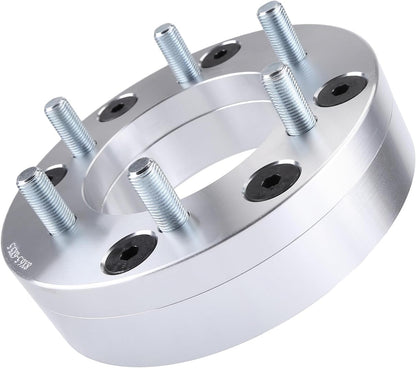 8x6.5 To 6x5.5 Wheel Adapter Spacers | 2 Inch Thick 14x1.5 Studs Use Chevy GMC Wheels On 8 Lug 2500 3500 Trucks