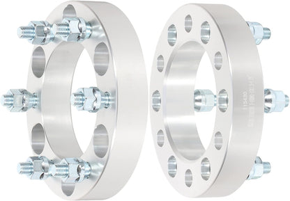 2 Toyota Wheel Spacers 6x5.5 Or 6x139.7 | 1 To 3 Inch Thickness Available! 12x1.5 Studs Fits 6 Lug Toyota SUVs and Trucks